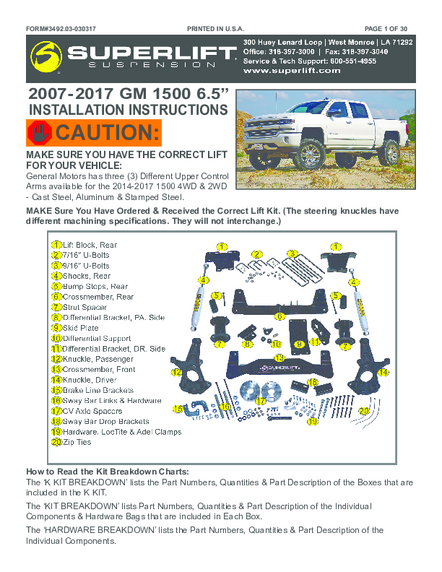 Installation Manual